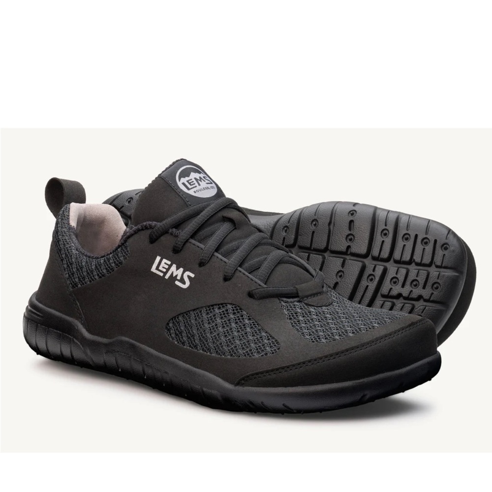 Lems Primal 3 Black Unisex Mens Size 6 Womens Size 7.5